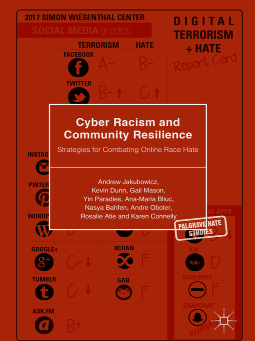 Title details for Cyber Racism and Community Resilience by Andrew Jakubowicz - Available